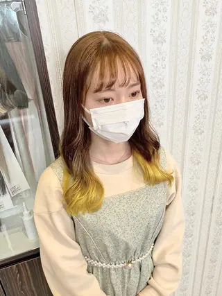 セミロング カラー HAIR    STUDIO BIBBIDI所属・【BIBBIDI】 MIKIのヘアスタイル