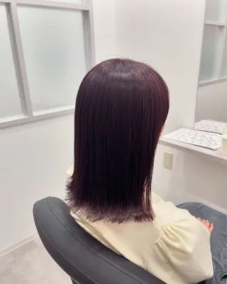 ミディアム カラー ゆうか 🤍のヘアスタイル