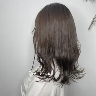 セミロング カラー Jewel Box所属・髪質改善ストレート 特化⭐️杉本奈稀沙のヘアスタイル