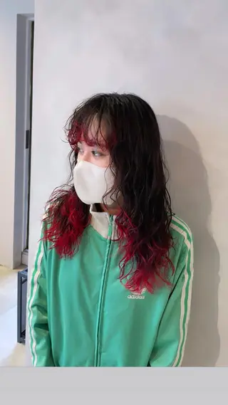 ロング カラー 🔷ダブルカラーハイ トーン🔷櫻井走のヘアスタイル