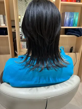 ミディアム 南 颯七のヘアスタイル