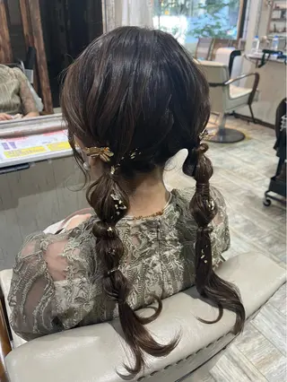 ロング キンサダ ワンリダ‪のヘアスタイル