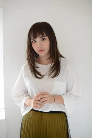 セミロング カラー 髪質改善美容師 中村　一のヘアスタイル