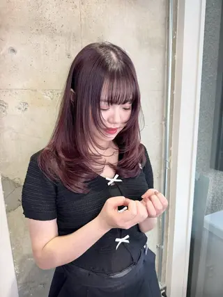 セミロング 西村 光平のヘアスタイル