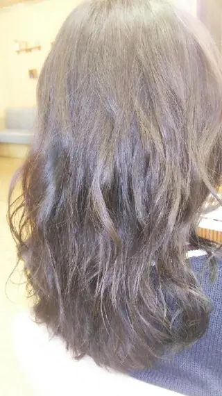 ミディアム パーマ 脇田 雄大のヘアスタイル