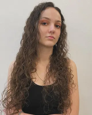 カラー カラー特化美容師 オレンジカラーのヘアスタイル