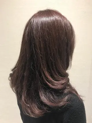 セミロング 星野 慎也のヘアスタイル