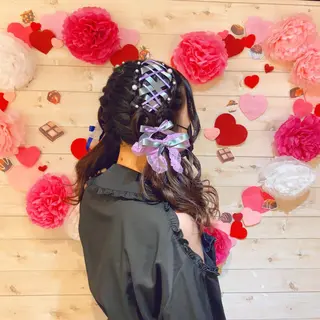 ヘアアレンジ Hair and Make Encourage所属・ヘアメイク エンカレッジのヘアスタイル