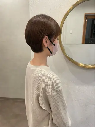 ショート Lita. hairdesign所属・kako /透明感カラー🤍のヘアスタイル