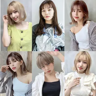 カラー SOURCE 京橋のヘアスタイル