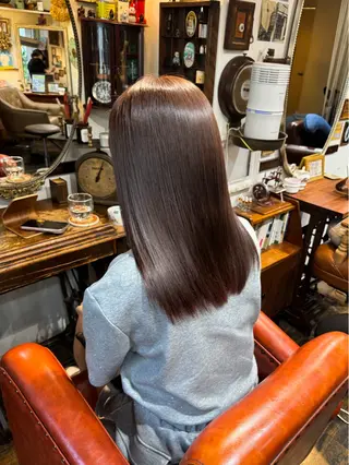 ロング カラー パーマ 飯田 実歩(じっぽ)のヘアスタイル