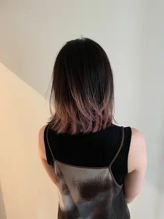 ショート カラー 透け感カラー🫧 加納トモヒロのヘアスタイル