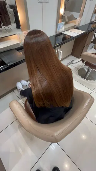 ロング カラー パーマ 髪質改善縮毛矯正 💖店長 伊藤大輝のヘアスタイル