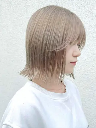 ミディアム ippo アカデミーのヘアスタイル