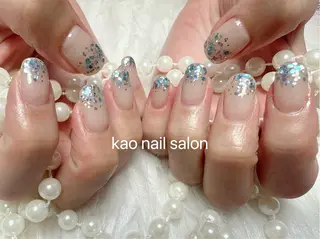 ネイル kao nail マグネット/長さだしのネイルデザイン