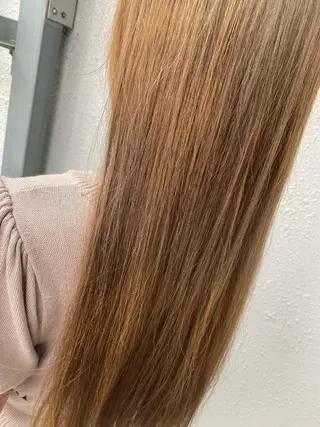 ロング カラー 後藤紗英/髪質改善 /オリーブベージュのヘアスタイル