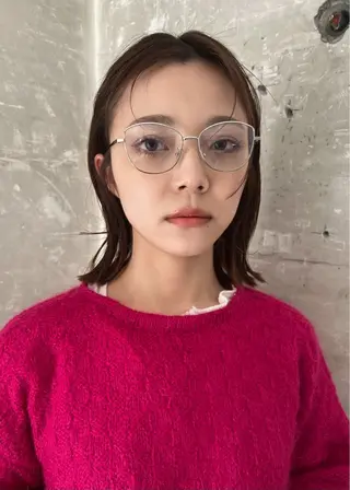 カラー the hinc所属・miyu /大阪 /レイヤーカットのヘアスタイル