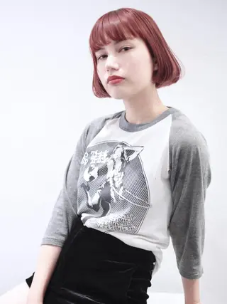 ショート ダブルカラー/ -KOKO-本八幡のヘアスタイル