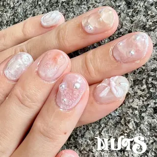 ネイル 個性派ニュアンス nuts nail所属・【池袋】nuts nail　なつみのネイルデザイン