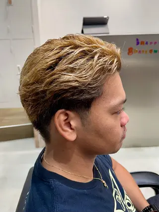 ショート カラー メンズ 横浜/ボブ/ ショート/はやとのヘアスタイル