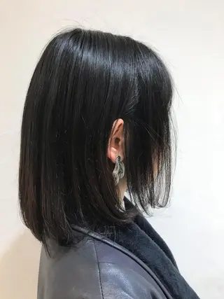 ミディアム カラー ✂︎newi池袋✂︎ 長谷川寛のヘアスタイル