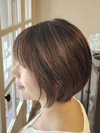 ショート カラー quiora所属・奉書 隆浩のヘアスタイル