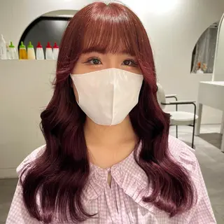 ロング カラー MOE🐈‍⬛🎀 エクステ/ワンホンのヘアスタイル