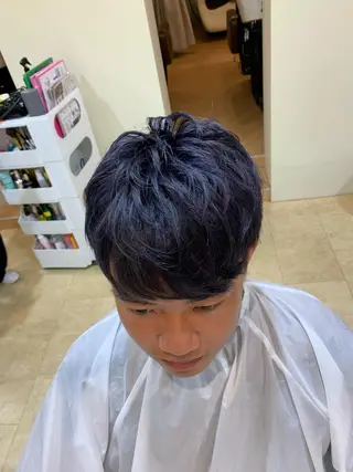 メンズ 西新/siohair 似合わせ/石尾刻矢のヘアスタイル