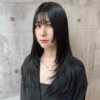 ロング 韓国𝐻𝑎𝑖𝑟 🇰🇷🖤ジアのヘアスタイル