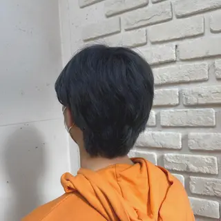 ショート カラー メンズパーマ 本多のヘアスタイル