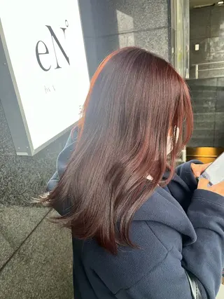 カラー eN°   by youres hair 飯田橋店所属・髪質改善/レイヤー× 縮毛矯正🤍maiのヘアスタイル
