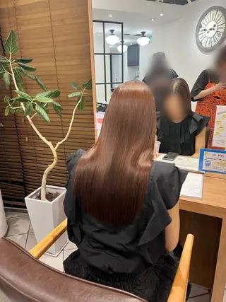 ロング まとまるツヤ髪カット ┆たんげ なるみのヘアスタイル