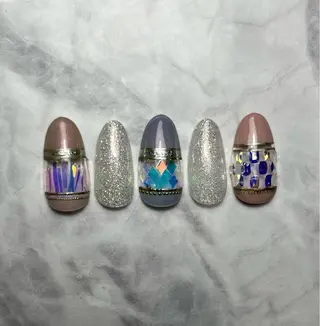 ネイル 7nail所属・なんば7nail YUZUHAのネイルデザイン