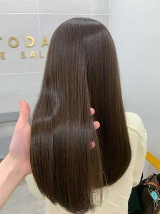 セミロング カラー 本格ヘッドスパ🌿 ×ヘア 佐藤のヘアスタイル