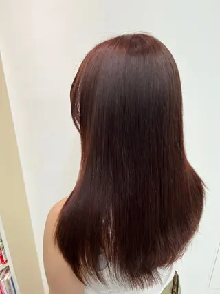 カラー 知念 夢華のヘアスタイル