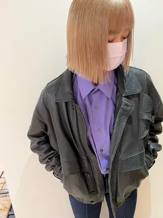 ショート カラー MARU レイヤー/パーマのヘアスタイル