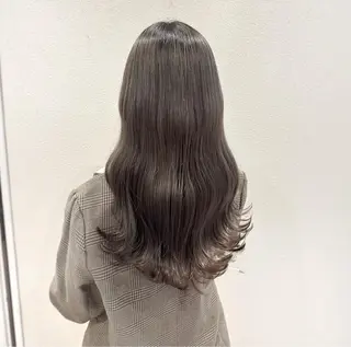 セミロング 巻ける縮毛矯正 /🩵石田桃子のヘアスタイル