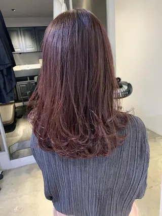 セミロング カラー 鈴木 真司のヘアスタイル