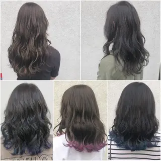 セミロング カラー ヘアアレンジ 【スタイリスト】此木 裕菜のヘアスタイル