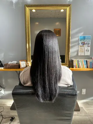 ロング カラー 渡辺俊介 暗髪カラー /美髪矯正/髪質改善のヘアスタイル