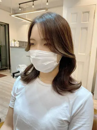 セミロング 小山 ヨシタカのヘアスタイル