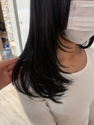 セミロング CREA渋沢 モデル募集🌺アイナのヘアスタイル