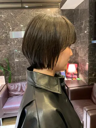 ショート LucksiMie 銀座店所属・【韓国　レイヤー 髪質改善✨】かずのヘアスタイル