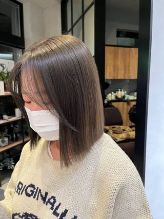 ミディアム カラー yuuri🎀/大宮 /韓国ヘア/レイヤーのヘアスタイル