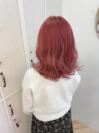 ミディアム カラー 🫧髪質改善🫧 神田紗来のヘアスタイル