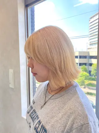 ショート カラー 韓国ヘア・カラー 🩵SHIZUKUのヘアスタイル