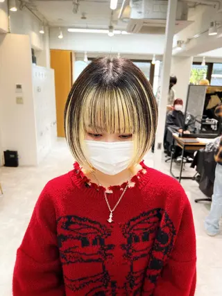 ショート カラー Stir Maison 大宮所属・ryuma/ボブ /透明感カラーのヘアスタイル