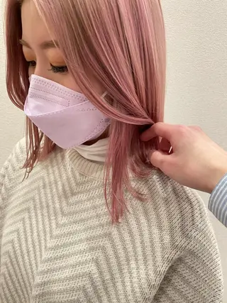 ミディアム カラー i.+sapporo所属・ショート/レイヤー /札幌/小山内のヘアスタイル