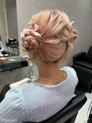 ヘアアレンジ 韓国ヘアー🦄ྀི オタク美容師🌈山本のヘアスタイル