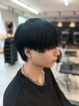 ショート メンズカラー/ウルフ マッシュ/千葉/大堰のヘアスタイル